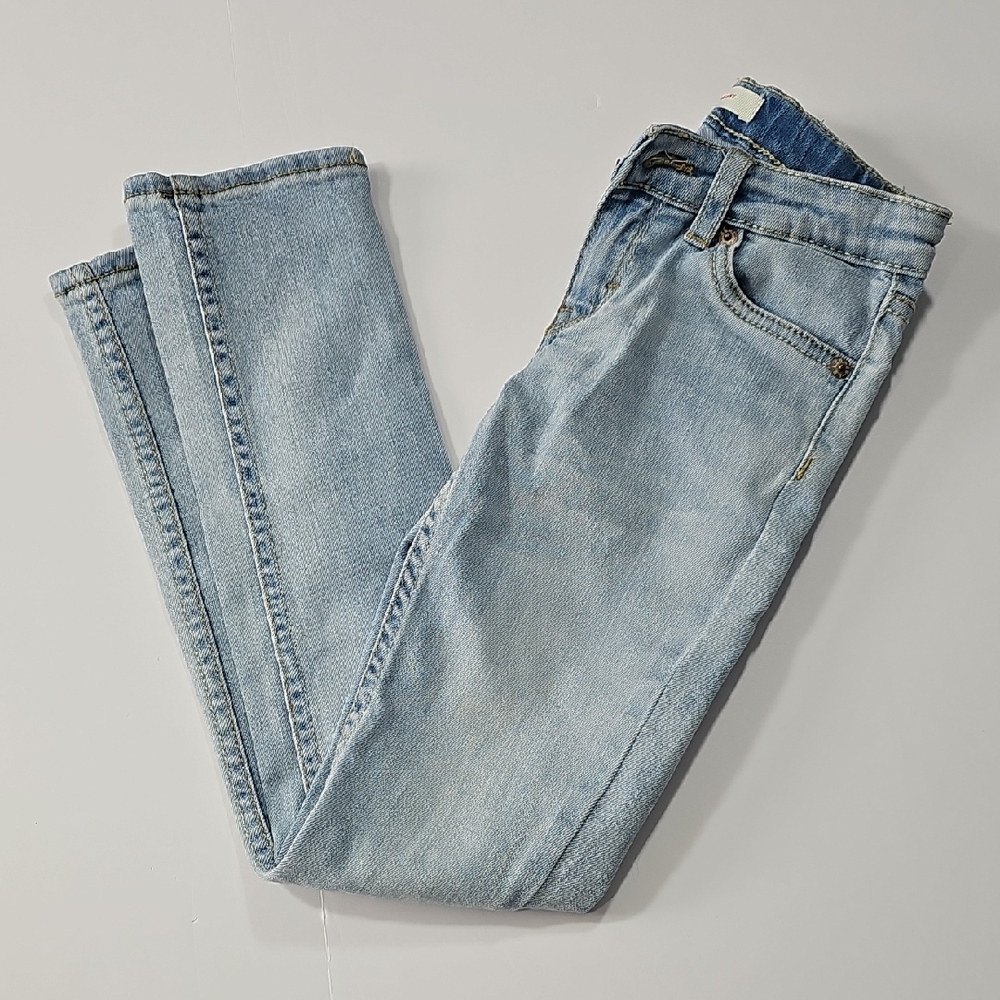 Levi's Kids Girls 711 Skinny Jeans Size 7 Reg Light Blue